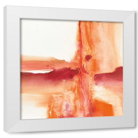 Inner Glow III White Modern Wood Framed Art Print by Paschke, Chris