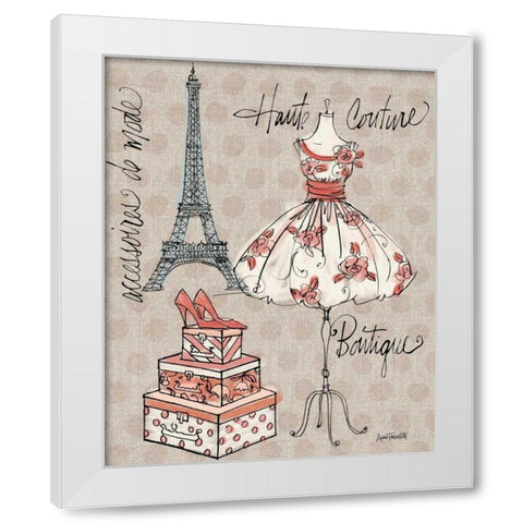 Fashion Week II White Modern Wood Framed Art Print by Tavoletti, Anne