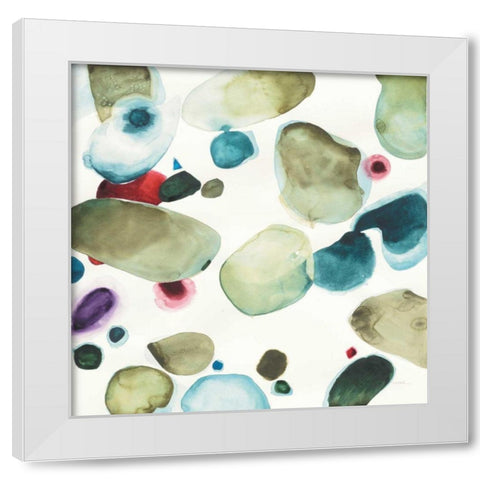 What if III White Modern Wood Framed Art Print by Novak, Shirley