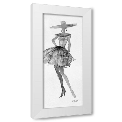 Fashion Sketchbook V White Modern Wood Framed Art Print by Tavoletti, Anne