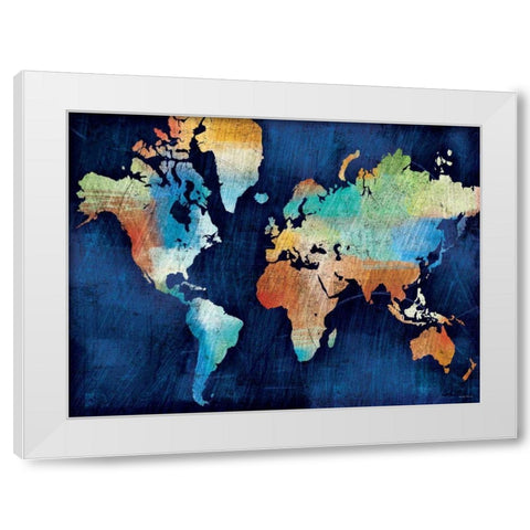 Seasons Change White Modern Wood Framed Art Print by Mullan, Michael