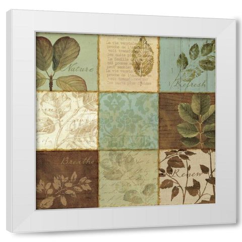 Forest Walk White Modern Wood Framed Art Print by Audit, Lisa