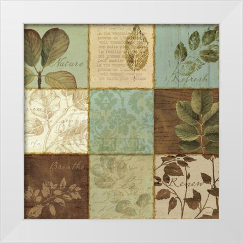 Forest Walk White Modern Wood Framed Art Print by Audit, Lisa
