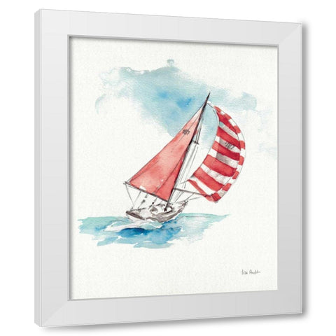 In the Moment II White Modern Wood Framed Art Print by Audit, Lisa
