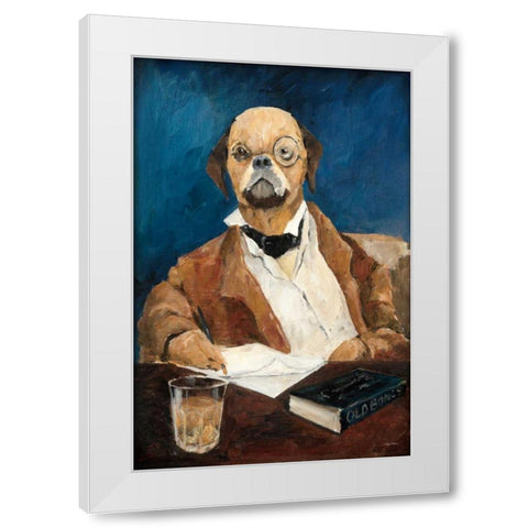 Nathaniel Howlthorn White Modern Wood Framed Art Print by Tillmon, Avery