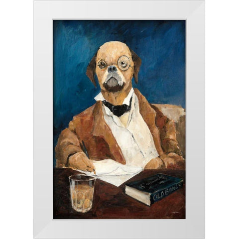 Nathaniel Howlthorn White Modern Wood Framed Art Print by Tillmon, Avery