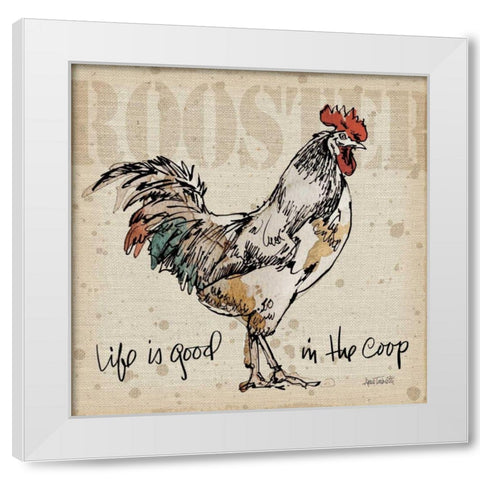 Farm Life III White Modern Wood Framed Art Print by Tavoletti, Anne