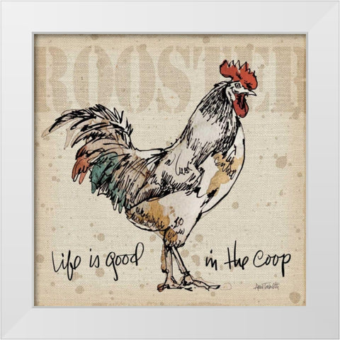 Farm Life III White Modern Wood Framed Art Print by Tavoletti, Anne