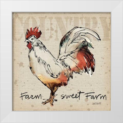 Farm Life V White Modern Wood Framed Art Print by Tavoletti, Anne