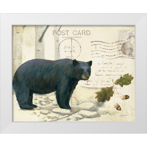 Northern Wild IV White Modern Wood Framed Art Print by Wiens, James