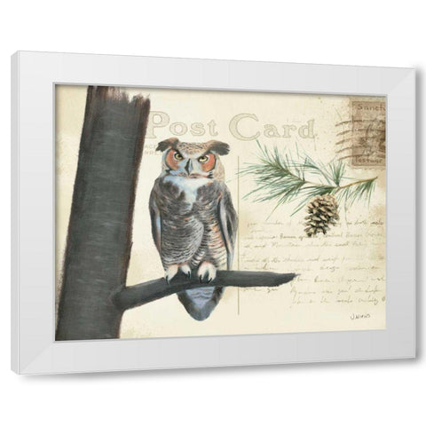 Northern Wild V White Modern Wood Framed Art Print by Wiens, James