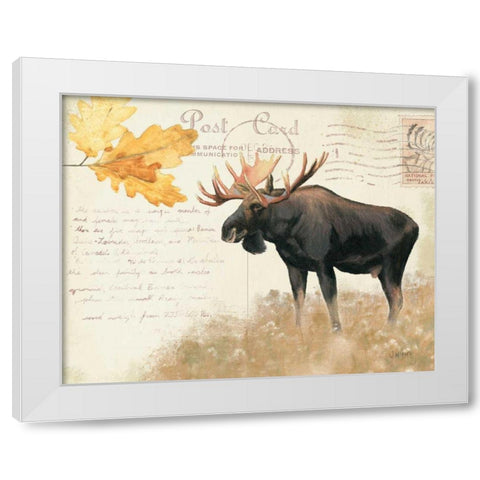 Northern Wild III White Modern Wood Framed Art Print by Wiens, James