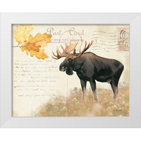 Northern Wild III White Modern Wood Framed Art Print by Wiens, James