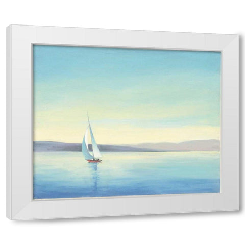 Heading Home White Modern Wood Framed Art Print by Purinton, Julia