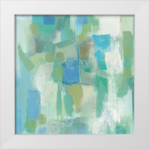 Mountain Spring White Modern Wood Framed Art Print by Vassileva, Silvia