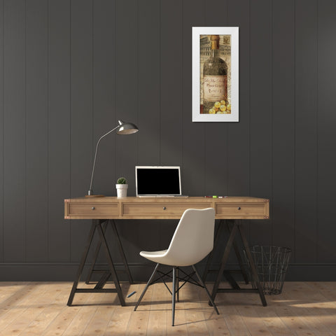 European Wines I White Modern Wood Framed Art Print by Charron, Veronique