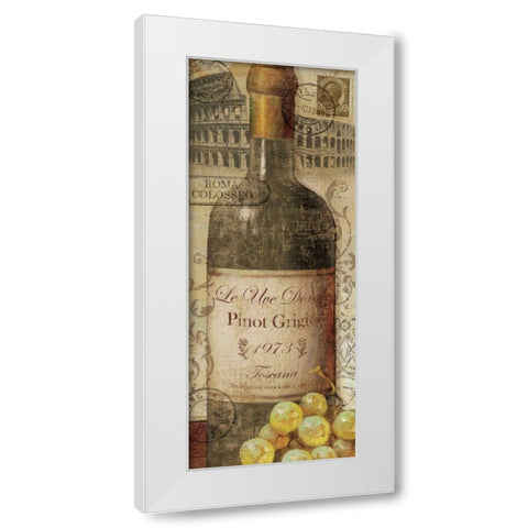 European Wines I White Modern Wood Framed Art Print by Charron, Veronique