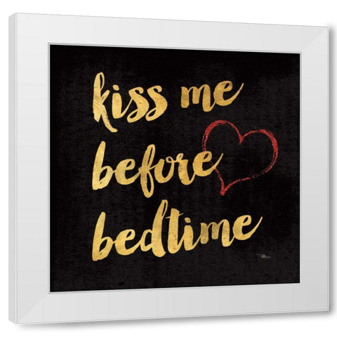 Goodnight II Dark White Modern Wood Framed Art Print by Pela Studio