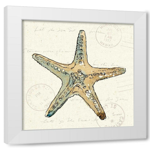 Coastal Breeze VIII White Modern Wood Framed Art Print by Tavoletti, Anne