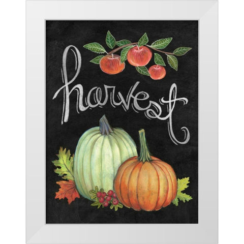 Autumn Harvest IV White Modern Wood Framed Art Print by Urban, Mary