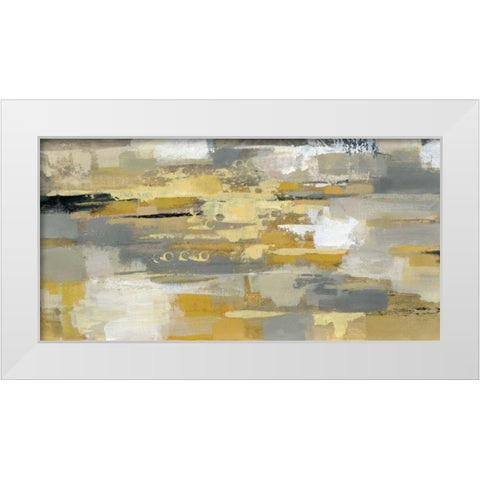 Urban Walkway White Modern Wood Framed Art Print by Vassileva, Silvia