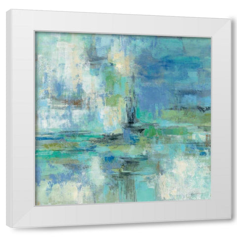 Morning Port White Modern Wood Framed Art Print by Vassileva, Silvia