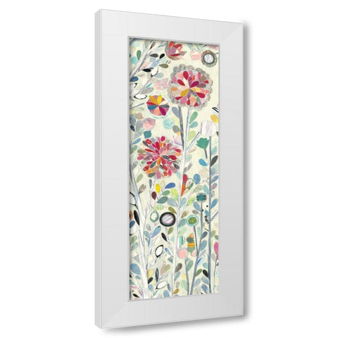 Spring Blossoms III White Modern Wood Framed Art Print by Boggs, Candra