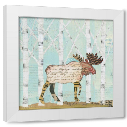 In the Forest I White Modern Wood Framed Art Print by Prahl, Courtney
