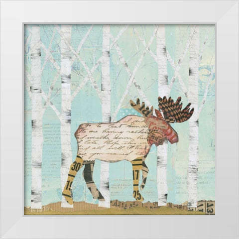 In the Forest I White Modern Wood Framed Art Print by Prahl, Courtney