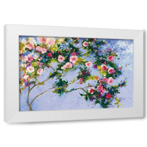 Inspiration Monet White Modern Wood Framed Art Print by Novak, Shirley