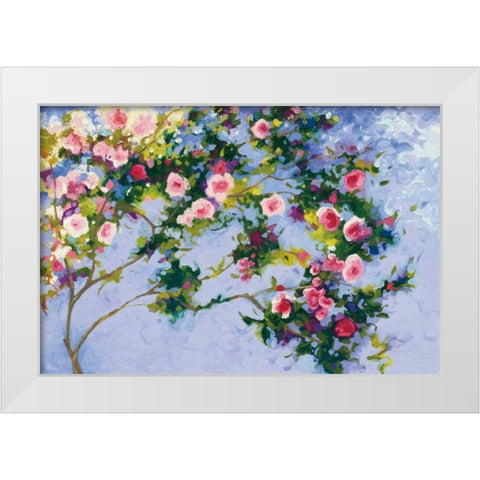 Inspiration Monet White Modern Wood Framed Art Print by Novak, Shirley
