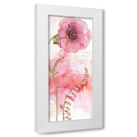 Rainbow Seeds Absract Floral II White Modern Wood Framed Art Print by Audit, Lisa