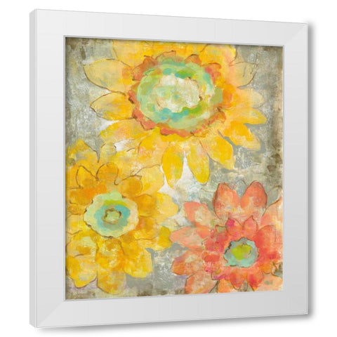 Venezia Fiori I White Modern Wood Framed Art Print by Vassileva, Silvia
