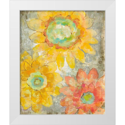 Venezia Fiori I White Modern Wood Framed Art Print by Vassileva, Silvia