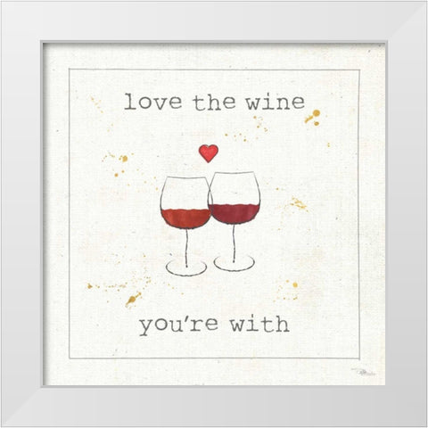 Flavor Notes VIII White Modern Wood Framed Art Print by Pela Studio