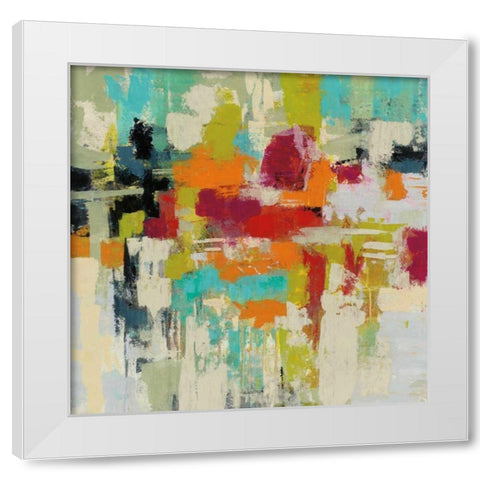 Summer Silk Road White Modern Wood Framed Art Print by Vassileva, Silvia