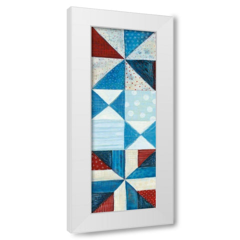 Modern Americana Panel I White Modern Wood Framed Art Print by Averinos, Melissa