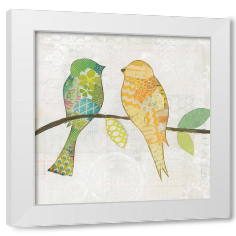 Catching Up IV White Modern Wood Framed Art Print by Prahl, Courtney