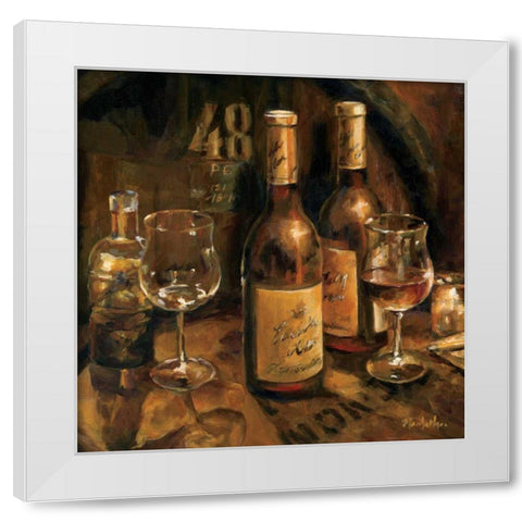 Wine Making White Modern Wood Framed Art Print by Hageman, Marilyn