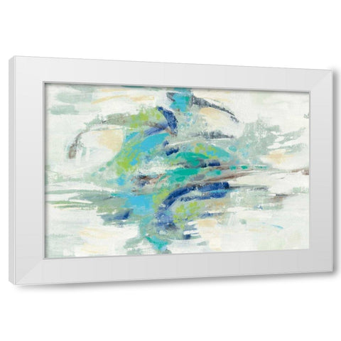 River Whirlpool White Modern Wood Framed Art Print by Vassileva, Silvia
