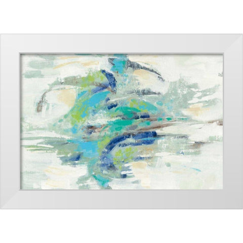 River Whirlpool White Modern Wood Framed Art Print by Vassileva, Silvia