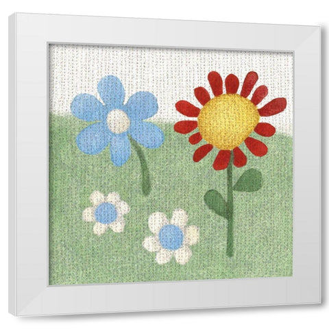 Americana Garden II White Modern Wood Framed Art Print by Grove, Beth
