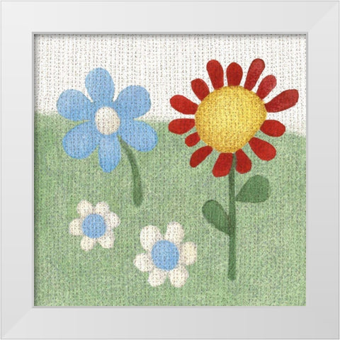 Americana Garden II White Modern Wood Framed Art Print by Grove, Beth