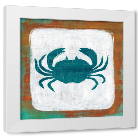 Ahoy V Red Blue White Modern Wood Framed Art Print by Averinos, Melissa