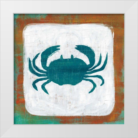 Ahoy V Red Blue White Modern Wood Framed Art Print by Averinos, Melissa