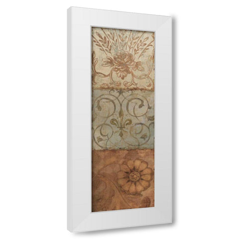 Taupe Majesty I White Modern Wood Framed Art Print by Audit, Lisa