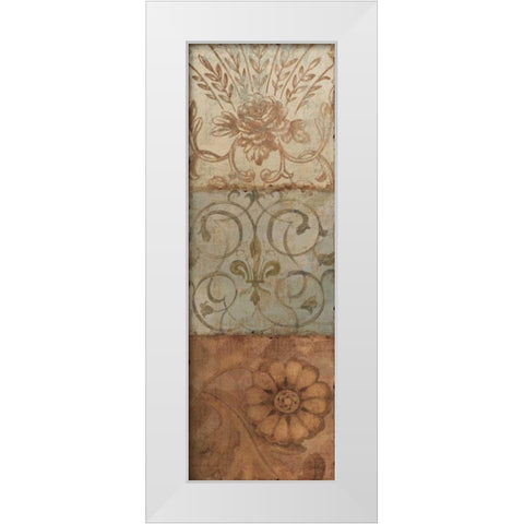 Taupe Majesty I White Modern Wood Framed Art Print by Audit, Lisa
