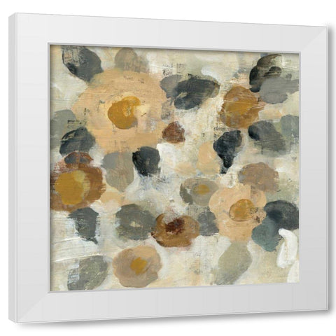 Neutral Floral Beige II White Modern Wood Framed Art Print by Vassileva, Silvia