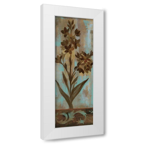 Monsoon Florals II White Modern Wood Framed Art Print by Vassileva, Silvia