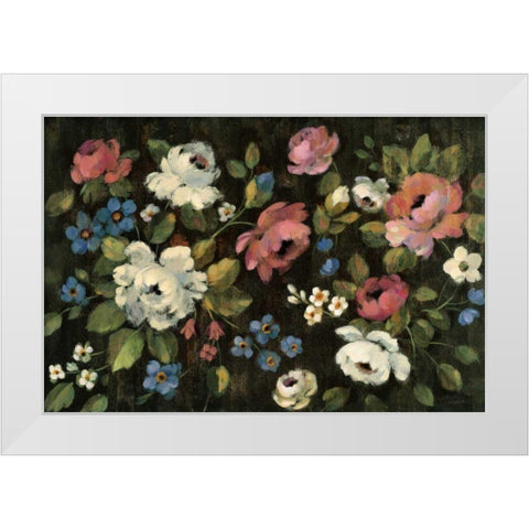 Expressive Spray on Black White Modern Wood Framed Art Print by Vassileva, Silvia